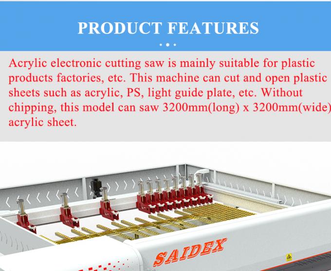 5000kg Precise CNC Acrylic Cutter Machine For Various / Length Cutting