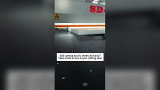 How can you make acrylic cutting more efficient and precise?#acrylic #cutting #machine #factory 