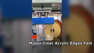 From Raw Acrylic to a Crystal-Clear Finish  #acrylic #machine #polish #equipment