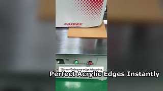 10mm-thick acrylic sheet, processed with ease! #acrylic #machine #manufacture #factory #trimming 