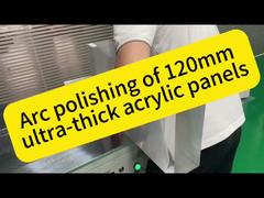 Polish arc for 120mm extra-thick acrylic sheets