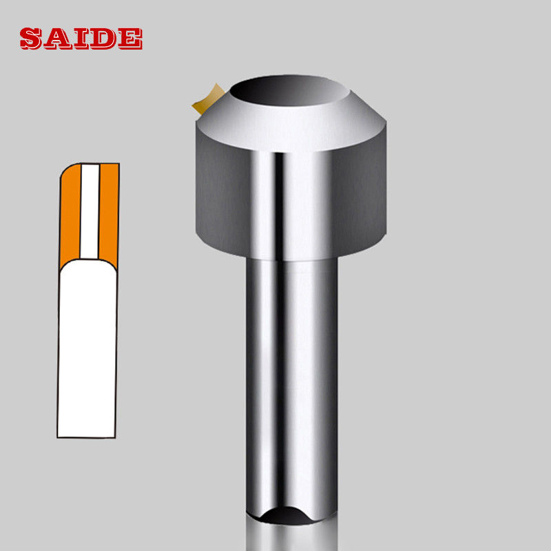 Factory Supply High Quality Acrylic Trimming Machine Special Cnc Single Crystal Diamond Chamfering Milling Tool For Acrylic/PS