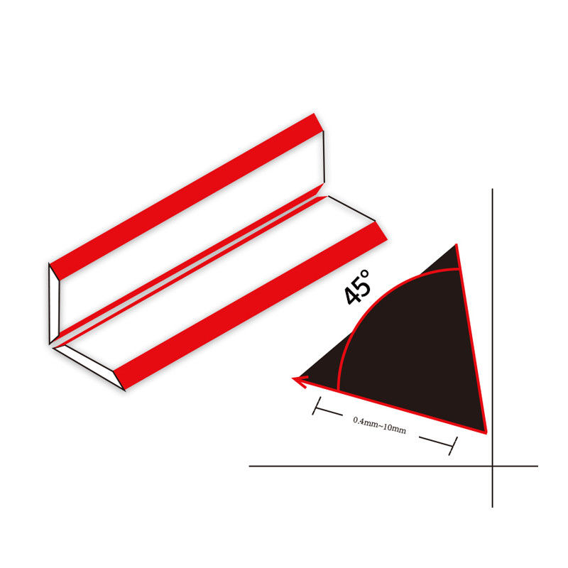 Chamfering Knife Carbide Toolin Acrylic Polishing Machine  Plexiglass Cutting Tools 45 Degree Bonded Trimmer For Acrylic