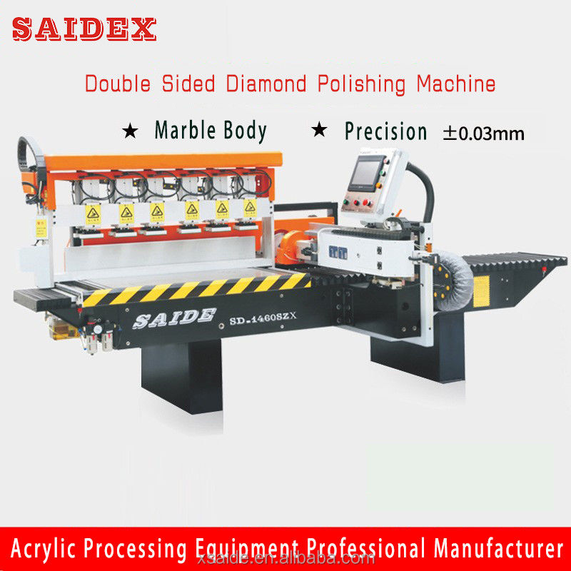 Acrylic High-Speed -two Sided Polisher For Precision Processing 0.1-1.5mm Cutting Depth
