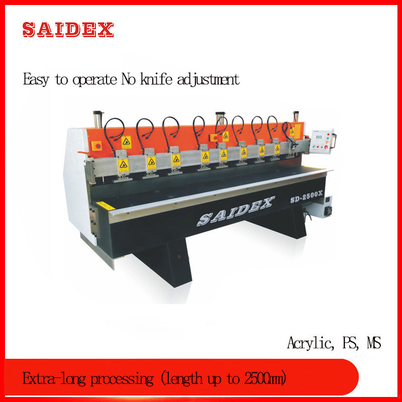 Factory Custom Sd-2500X High Speed Bevel PMMA/PS Horizontal Acrylic Diamond Edge Polishing Machine