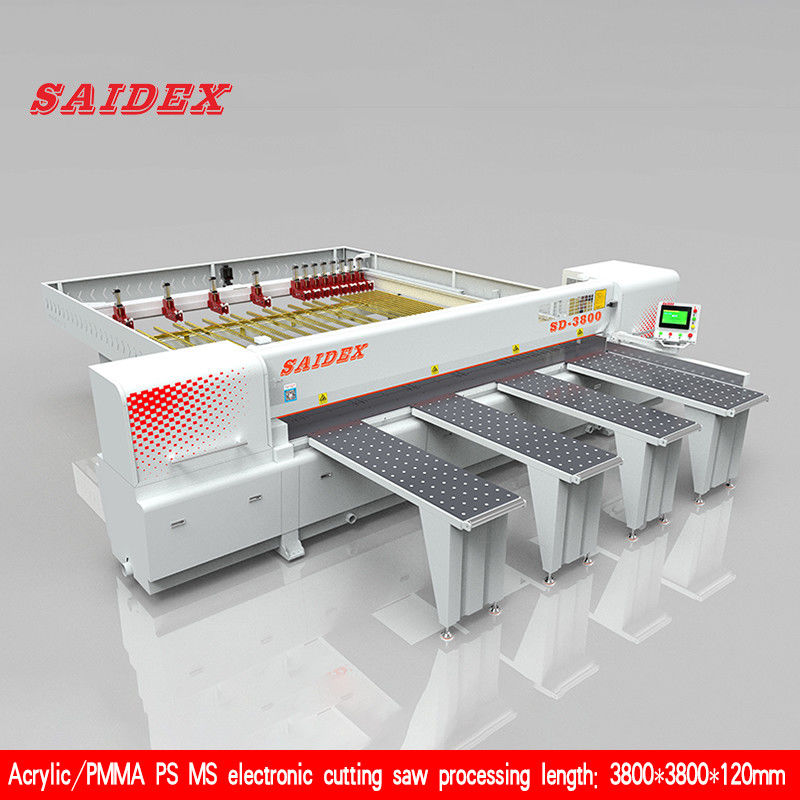 50Hz Acrylic Sectioning Machine which Can cut 120mm thick material Acrylic computerized cutting board saw with 3800mm