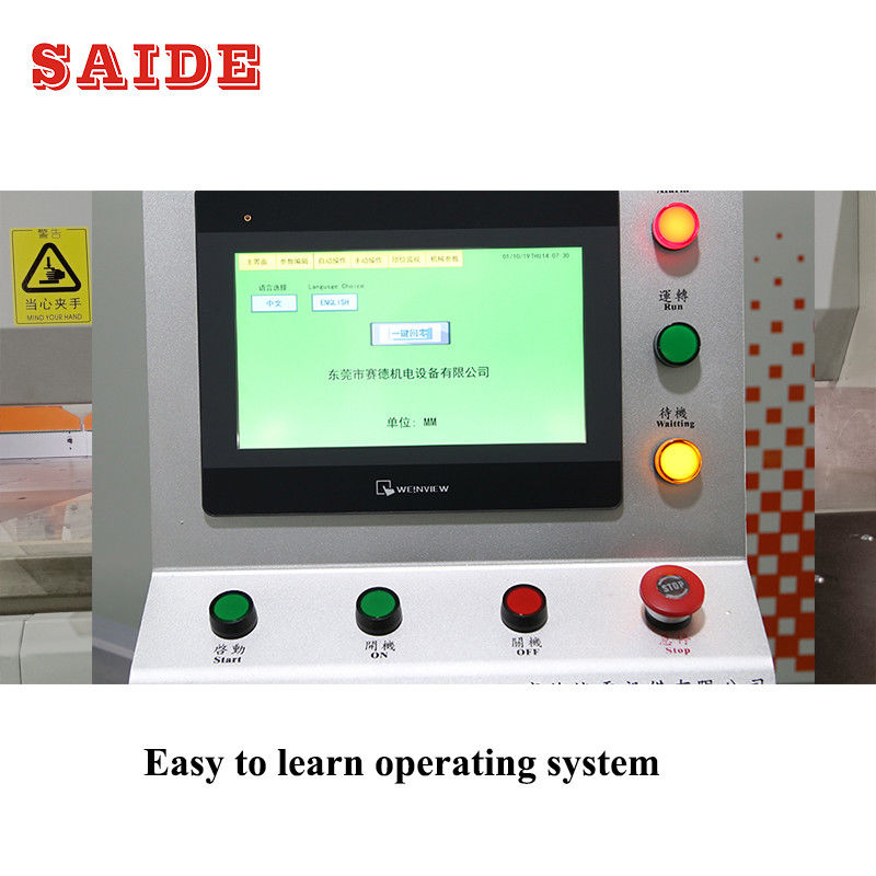 220V High Precision SD-1850 Acrylic Plate Saw Machine Automatic Plastic PM PS Light Guide Plate Cutting Machine