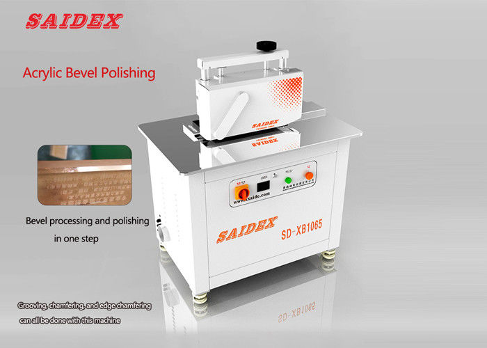 Acrylic Edge Polisher Miter 45 Degree Bevel Automatic Feed Processing Mode Voltage 220v