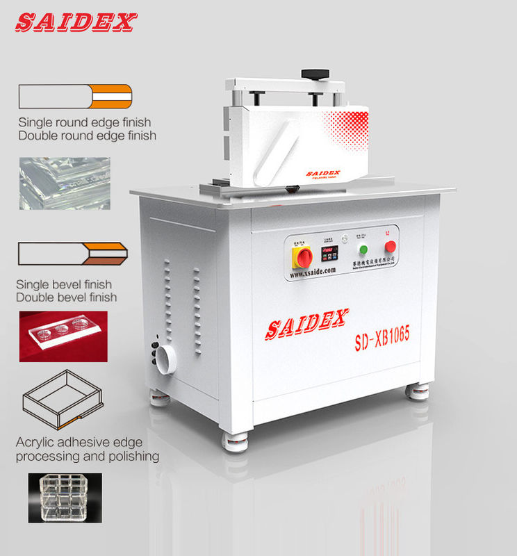220v Acrylic Polishing Machine High Speed Steel Fillet Maker One Go Polishing At 45 Degree Angle