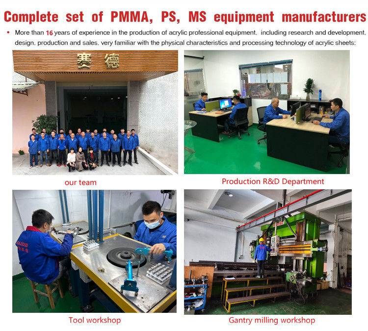 China Factory Hot Sale Acrylic Polishing Machine and Mitre 45 Degree Angle Bevel