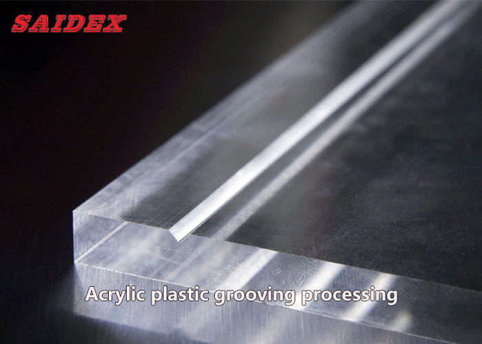 2.5kw 10A Electric Acrylic Trimming Machine Length 1000mm 250kg Small 45 Degree Beveling Rounded Edge Polishing Machine