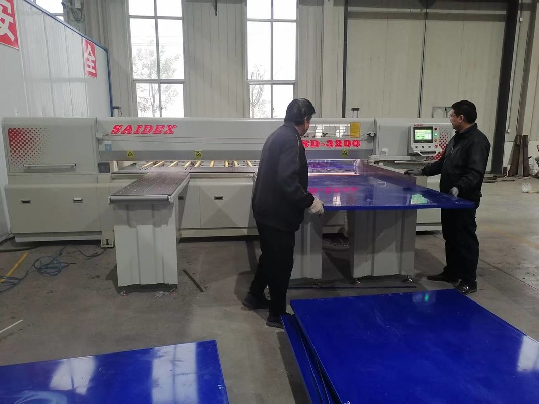 305-455mm Main Saw Blade Diameter Acrylic Board Cutting Machine 11kw Saw Motor