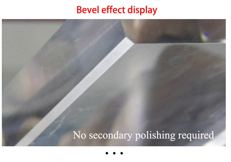 Industrial Acrylic Chamfering Machine 220V 3000W For PMMA Beveling 16mm Thickness Flat Working Board