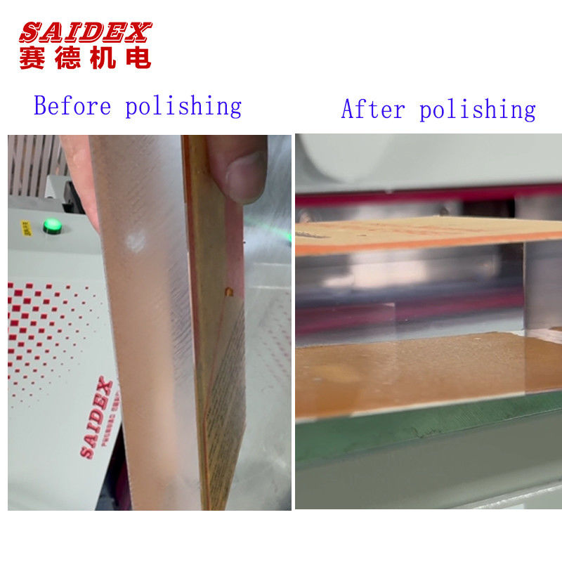 P1080 Small PMMA Grinding And Polishing Machines 30mm PS Straight Edge Polishing Machine Acrylic Polishing Machine