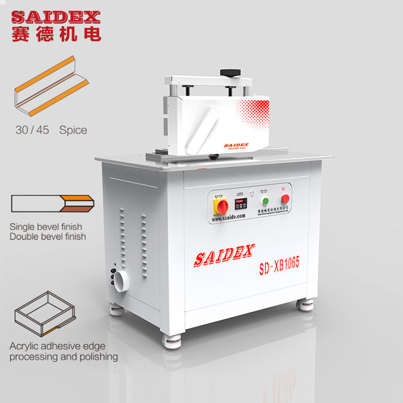 Industrial Grade High Speed Precision Acrylic Chamfering Machine with Automatic Feeding for Edge Trimming