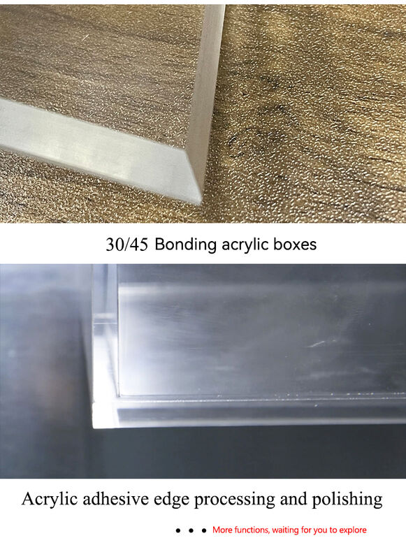 45 Degree High Efficiency Acrylic Chamfering Machine Easy to Operate for Precision Trimming