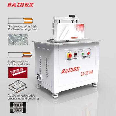 China Saide Brand Automatic Feeding 2.5kW Acrylic Polishing Machine For Smooth And Precise Finishing PMMA Rounded Edge Polisher R3 Rounded Corner Acrylic Chamfering Machine