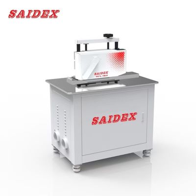 3.5kW 380v  Two Groove Maker 45 Degree Acrylic Edge Polisher For PMMA / PE / PC / PS Name Card Clip